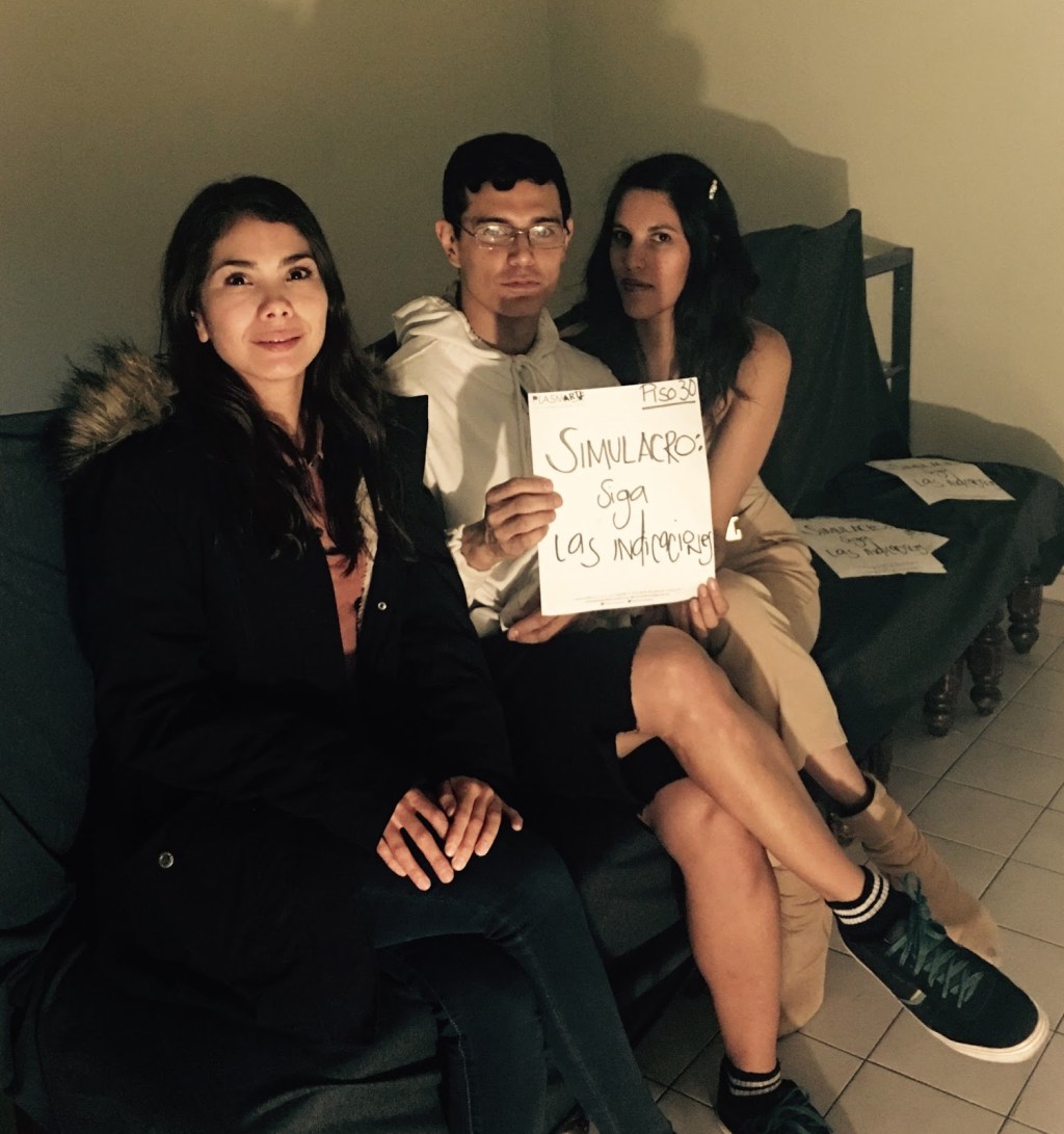 Simulacro en el piso&nbsp;30