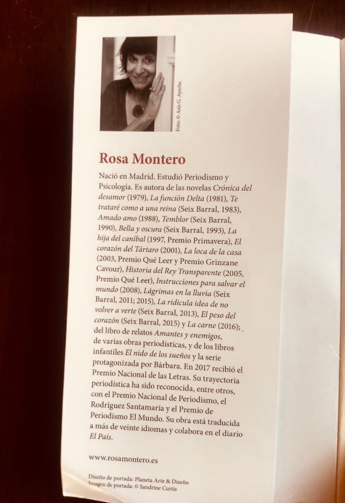 Rosa Montero escritora