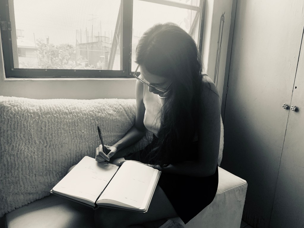 escritura en el horizonte