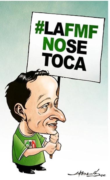 Nueva marcha caricatura