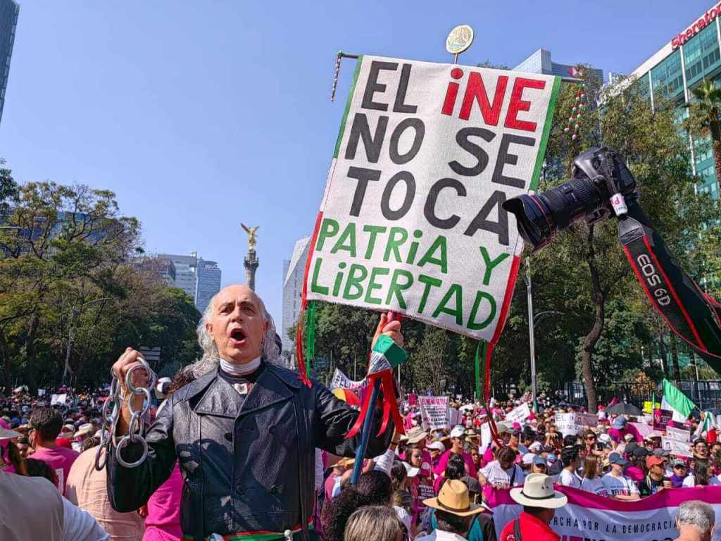 marchas derecha méxico ine