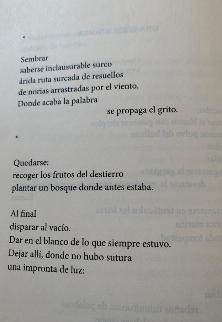 sembrar poema