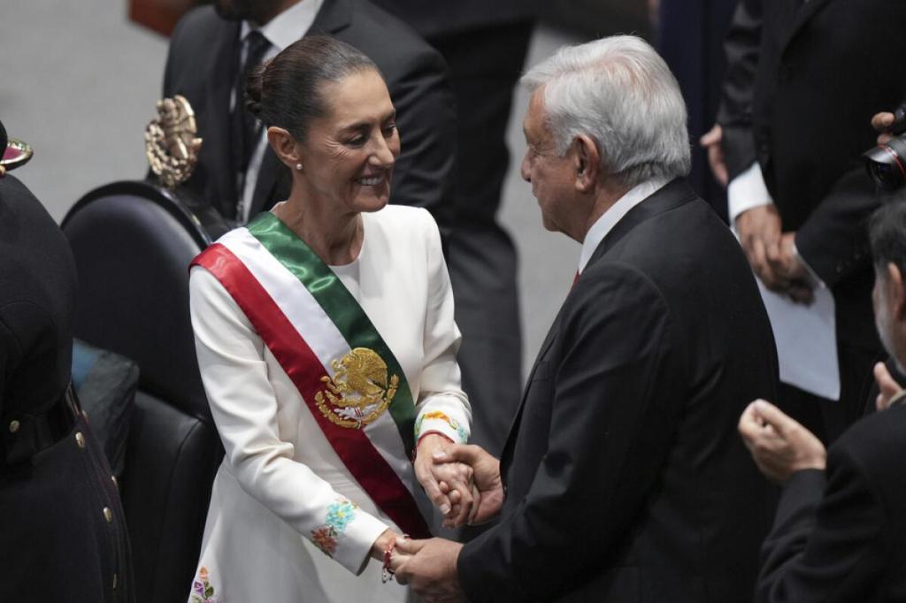 claudia sheinbaum con lópez obrador