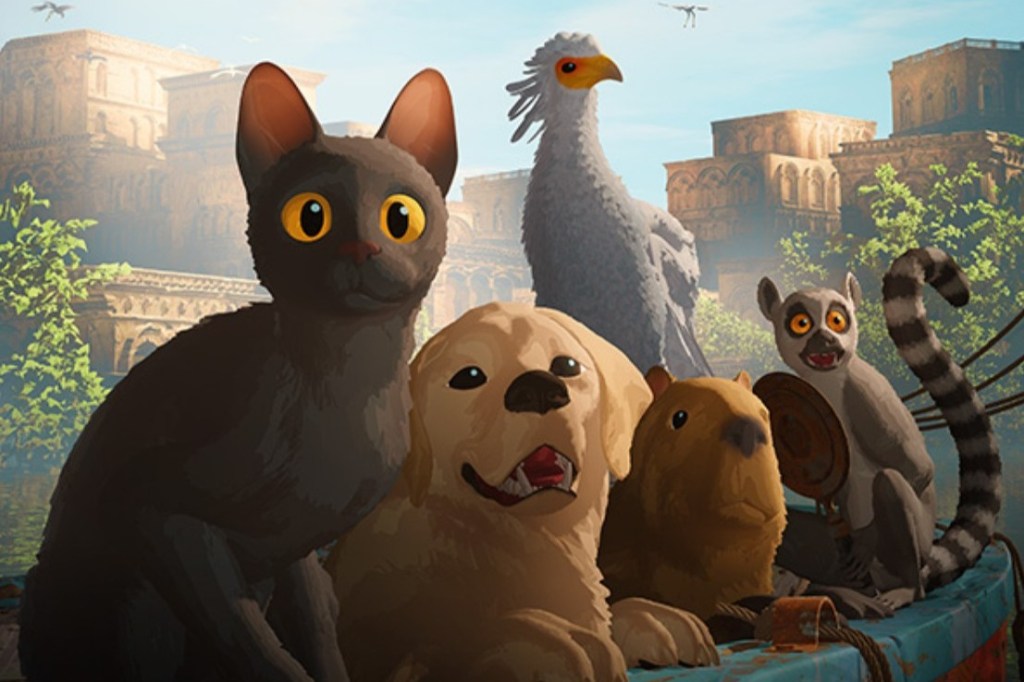 grupo de animales en flow