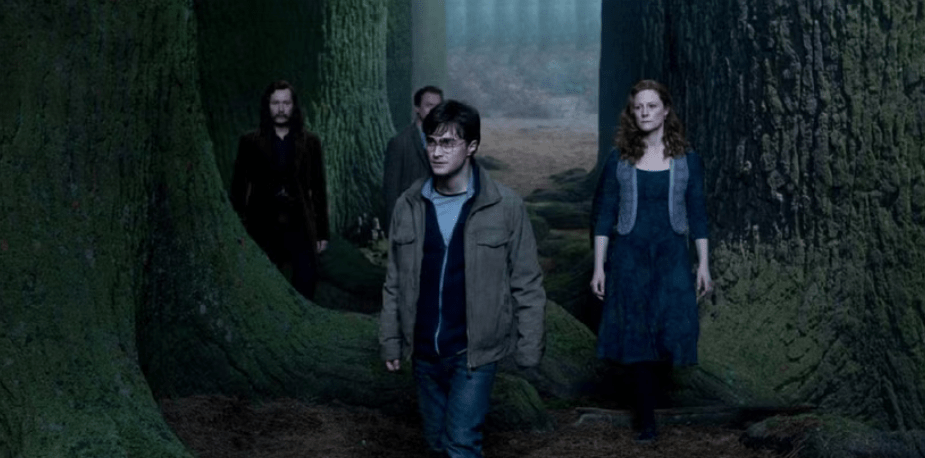 harry potter y las reliquias de la muerte parte 2 bosque resurrección lily james