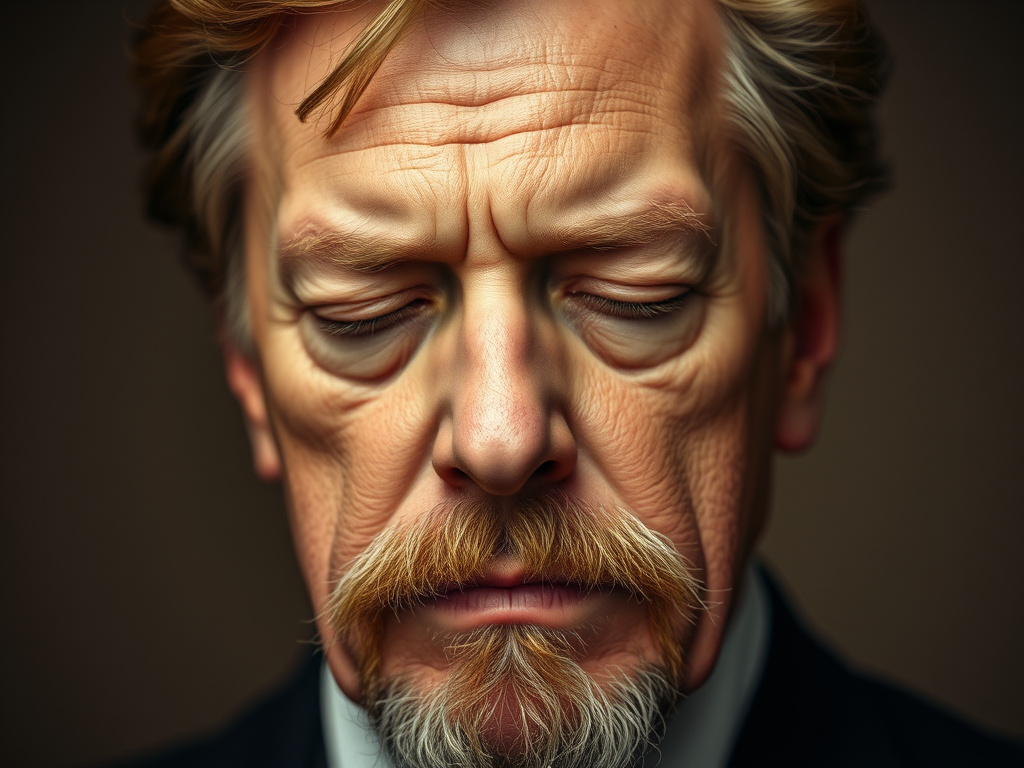 nietzsche con los ojos cerrados