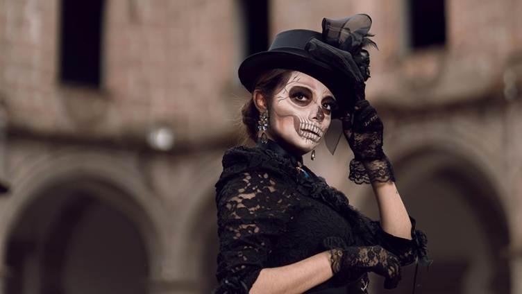 cómo conviven la catrina y el halloween