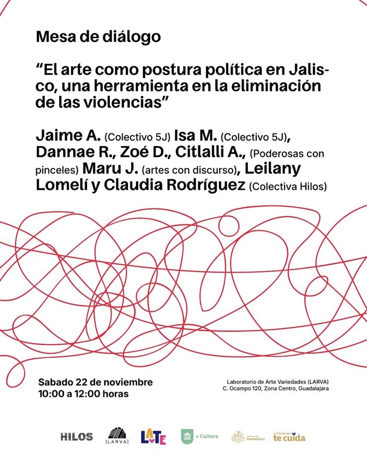 el arte como postura política diálogo guadalajara 5 de junio isabel mancilla
