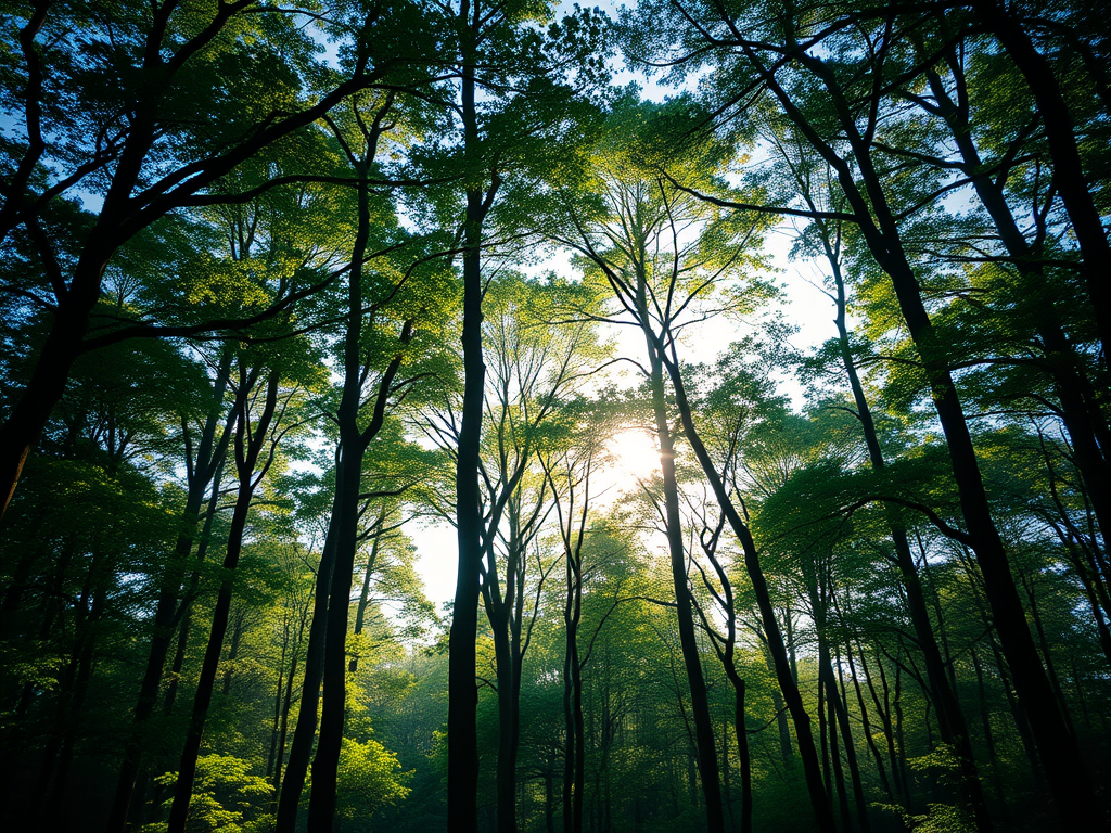 bosque tranquilo y contemplativo