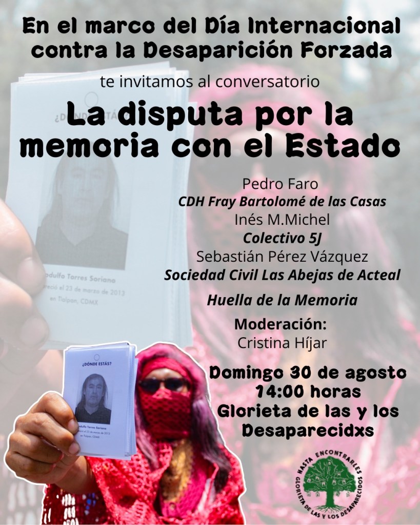 la disputa por la memoria conversatorio 30 de agosto